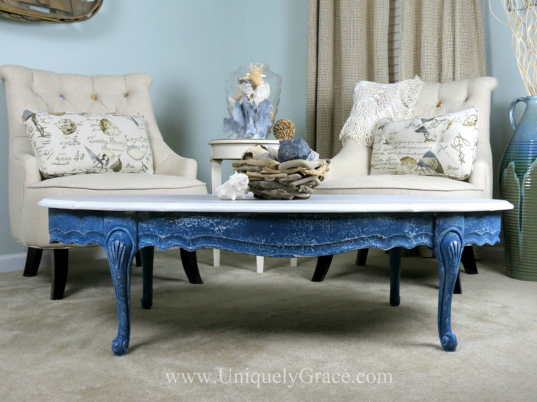 After blue french provincial coffee table refinishing uniquely grace with logo