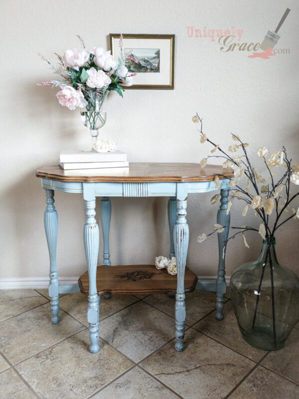 French Antique Entryway Table - Charlotte - Image 2