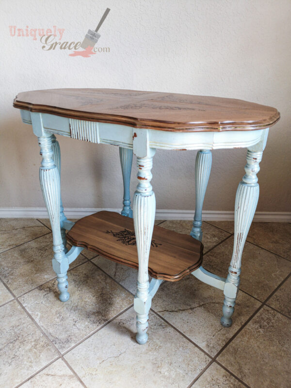 French Antique Entryway Table - Charlotte - Image 14