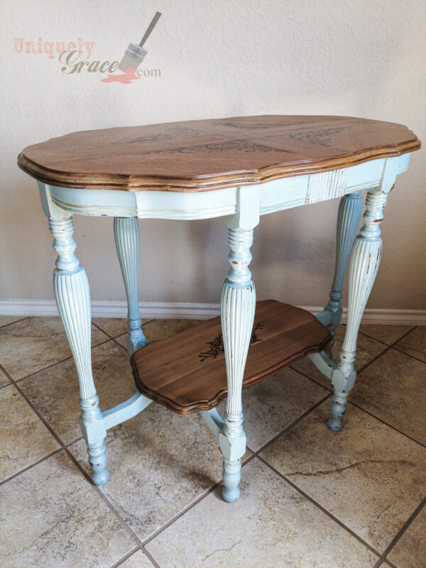 French Antique Entryway Table - Charlotte - Image 8